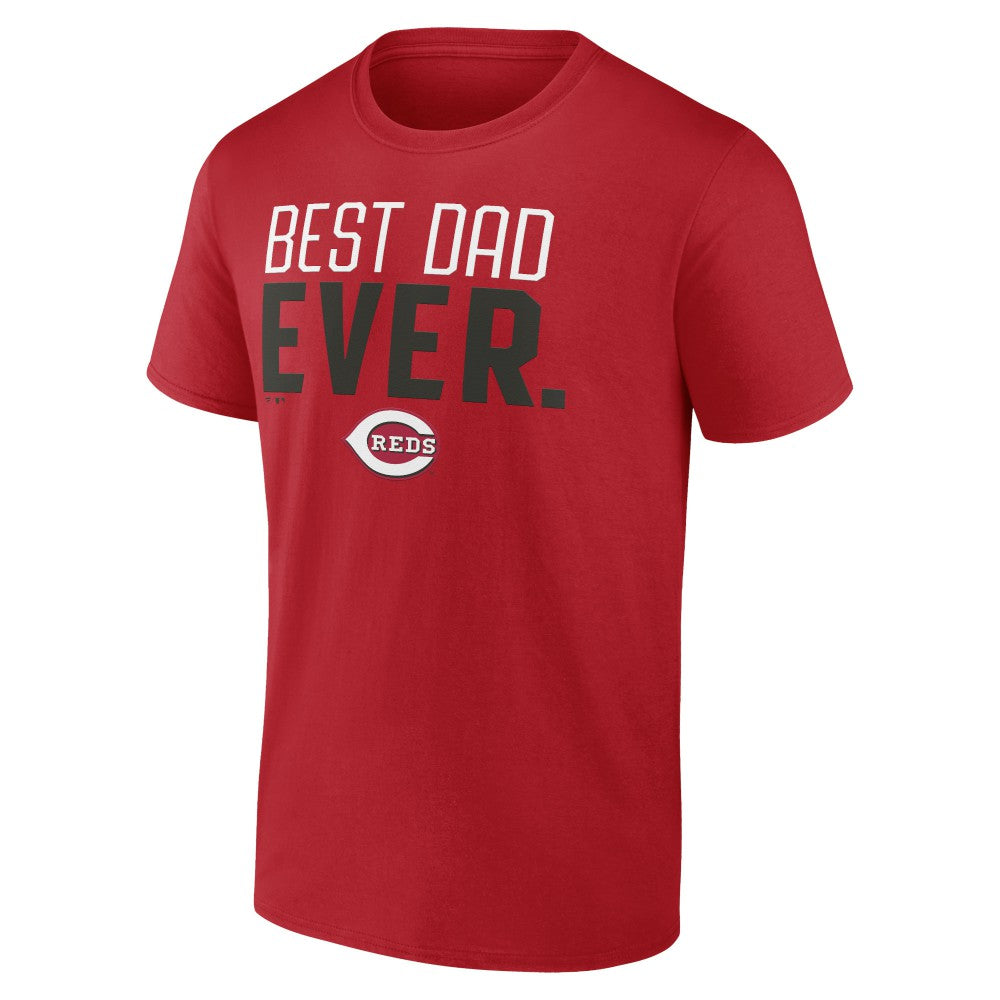 Cincinnati Reds Best Dad Ever T-Shirt - Red
