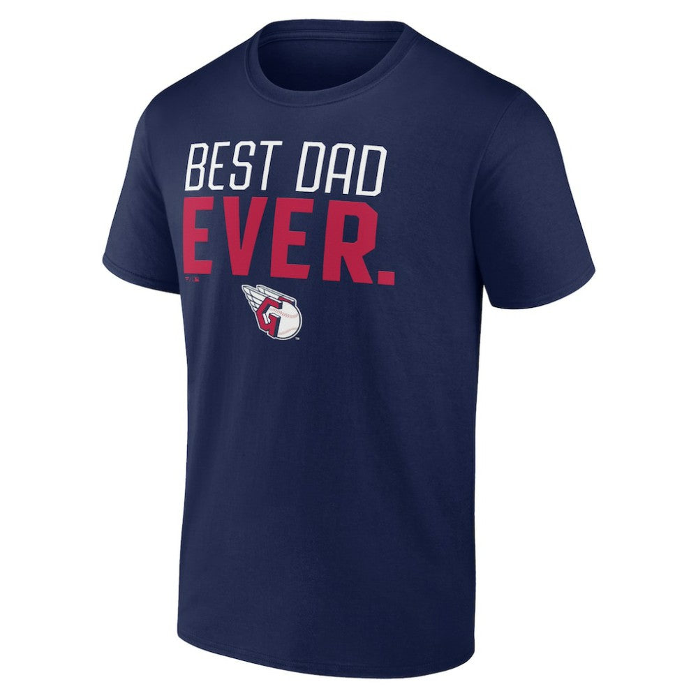 Cleveland Guardians Best Dad Ever T-Shirt - Navy