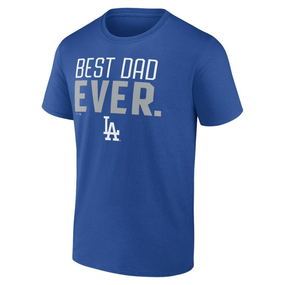 Los Angeles Dodgers Best Dad Ever T-Shirt - Royal