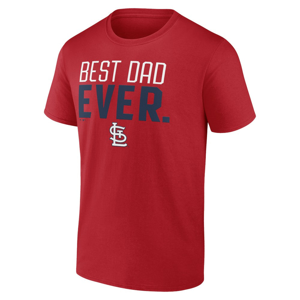 St. Louis Cardinals Best Dad Ever T-Shirt - Red