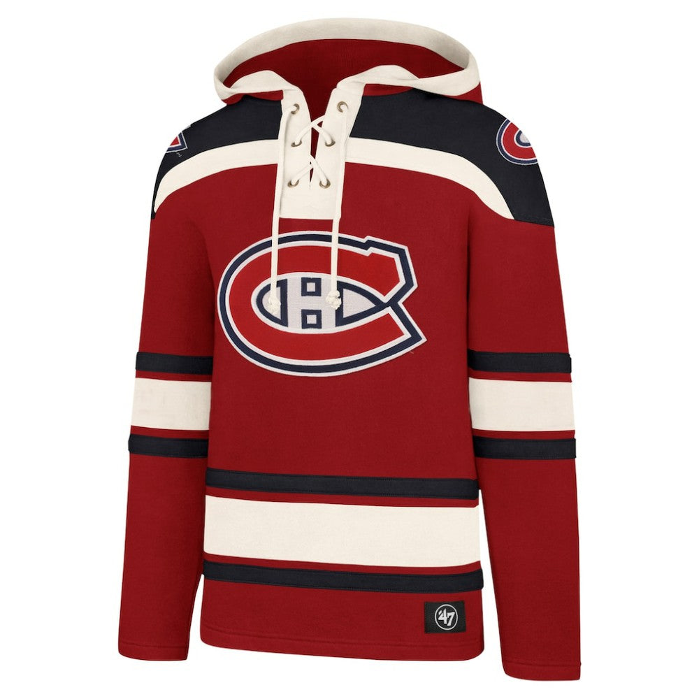 Montreal Canadiens '47 Superior Lacer Hoodie Red