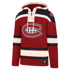 Montreal Canadiens '47 Superior Lacer Hoodie Red