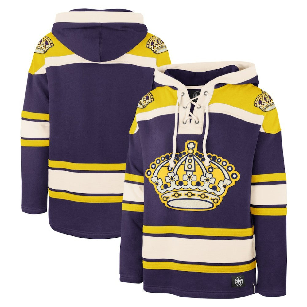 Los Angeles Kings '47 Superior Lacer Hoodie Purple