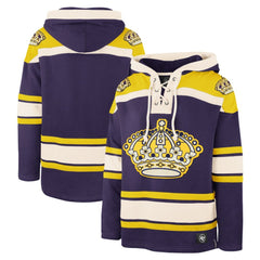 Los Angeles Kings '47 Superior Lacer Hoodie Purple