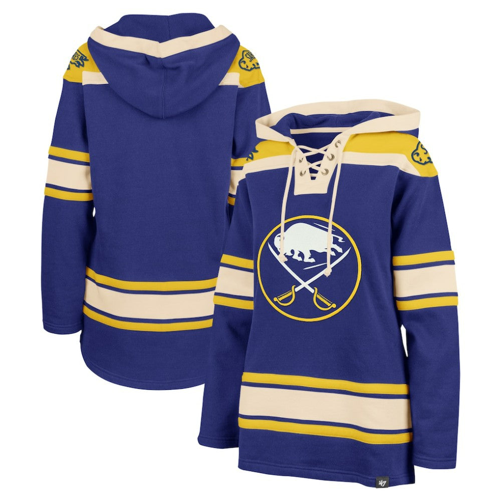 Buffalo Sabres '47 Women's Superior Lacer Pullover Hoodie Royal