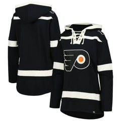 Philadelphia Flyers '47 Women's Superior Lacer Pullover Hoodie Black