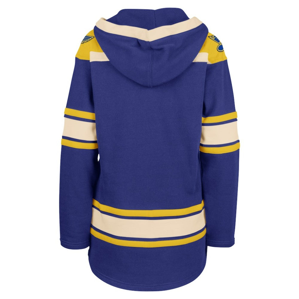 St. Louis Blues '47 Women's Superior Lacer Pullover Hoodie Blue