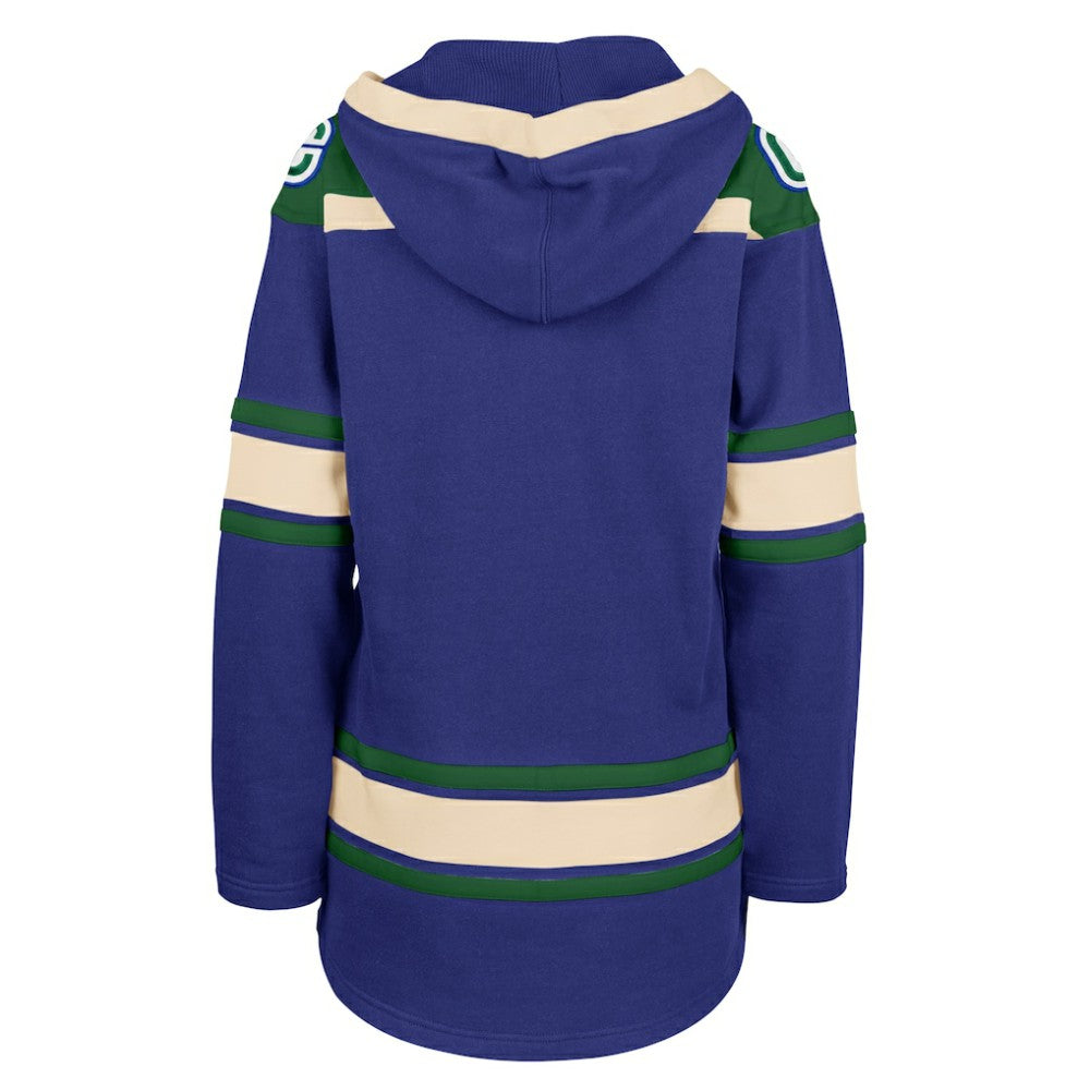 Vancouver Canucks '47 Women's Superior Lacer Pullover Hoodie Blue