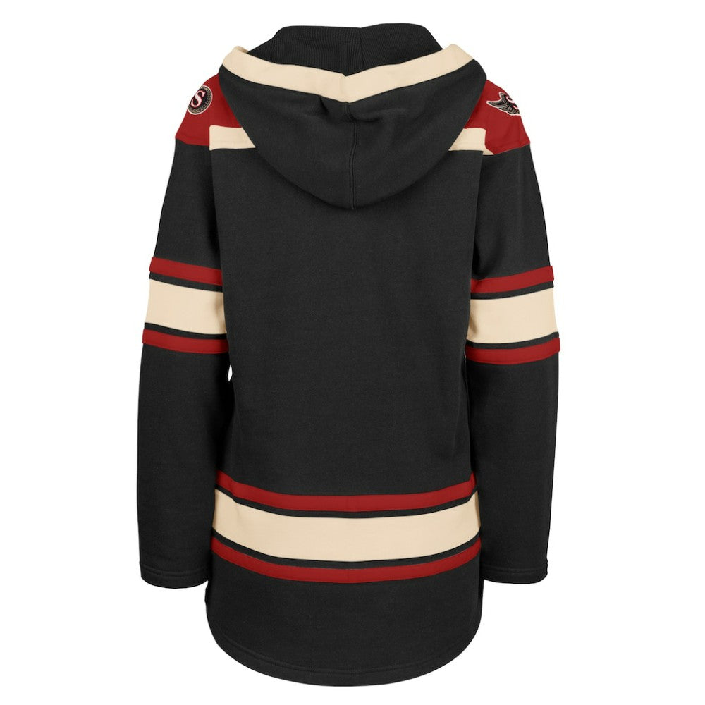 Ottawa Senators '47 Women's Superior Lacer Pullover Hoodie Black