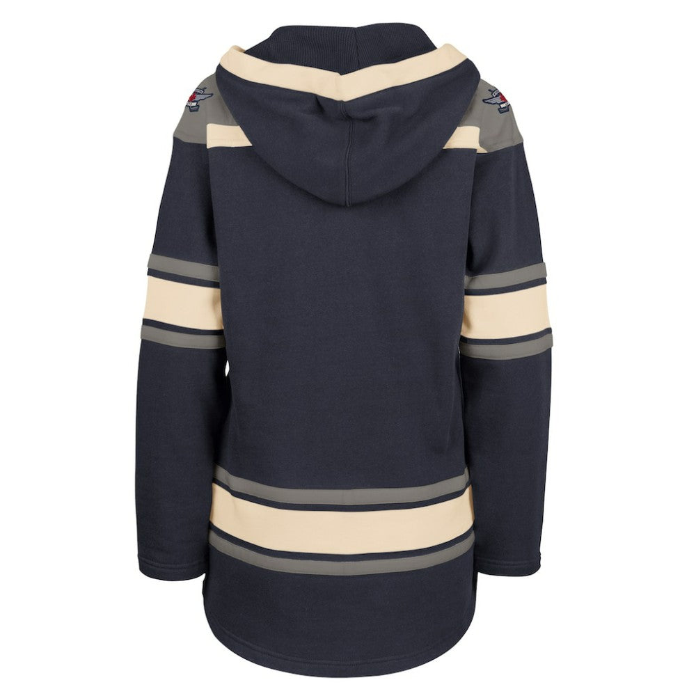 Winnipeg Jets '47 Women's Superior Lacer Pullover Hoodie Navy