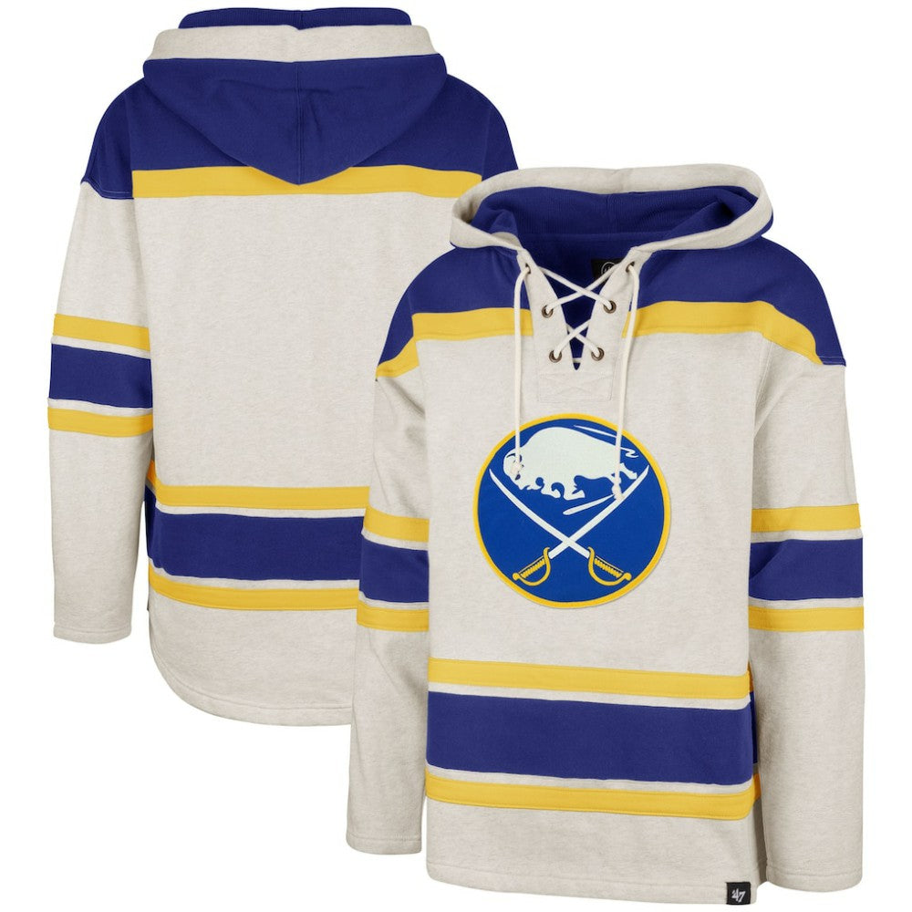 Buffalo Sabres '47 Rockaway Lacer Pullover Hoodie Oatmeal