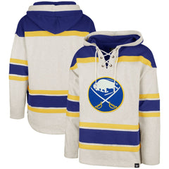 Buffalo Sabres '47 Rockaway Lacer Pullover Hoodie Oatmeal