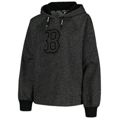 Boston Red Sox DKNY Sport Women's Debbie Dolman Raglan Pullover Hoodie - Black