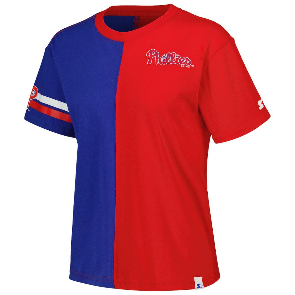 Philadelphia Phillies Starter Women's Power Move T-Shirt - Red/Royal