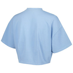 Philadelphia 76ers Lusso Women's Nola Faded Tonal Cropped T-Shirt - Light Blue sale