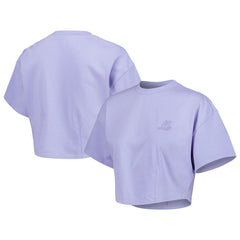 Los Angeles Lakers Lusso Women's Nola Faded Tonal Cropped T-Shirt - Purple cheap