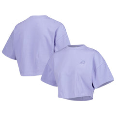 Phoenix Suns Lusso Women's Nola Faded Tonal Cropped T-Shirt - Purple on sale