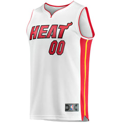 Miami Heat Youth Fast Break Custom Replica Jersey - White - Association Edition | Fanatics outlet