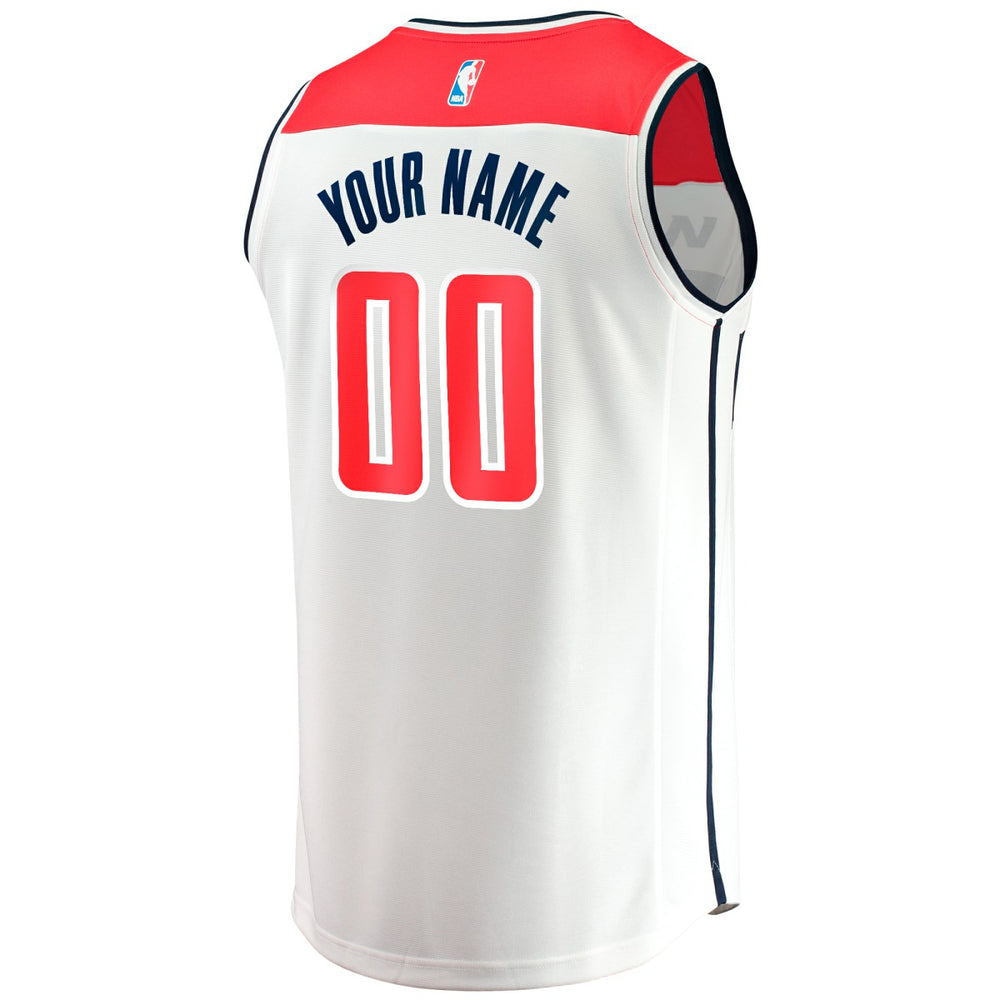 Washington Wizards Youth Fast Break Replica Custom Jersey - Association Edition - White | Fanatics sale