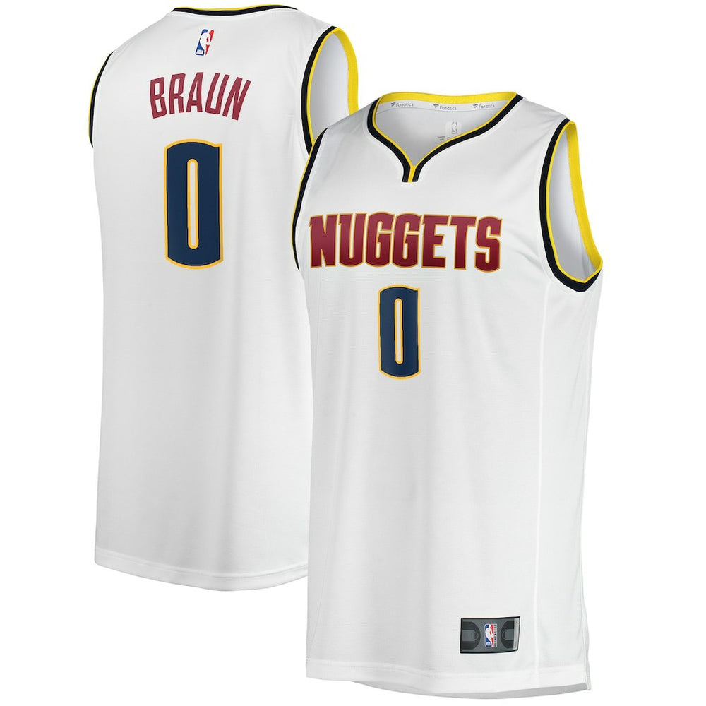 Christian Braun Denver Nuggets Fast Break Player Jersey sale - Association Editi- White | Fanatics online