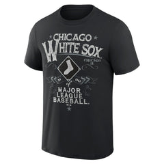 Chicago White Sox Darius Rucker Collection Beach Splatter T-Shirt - Black