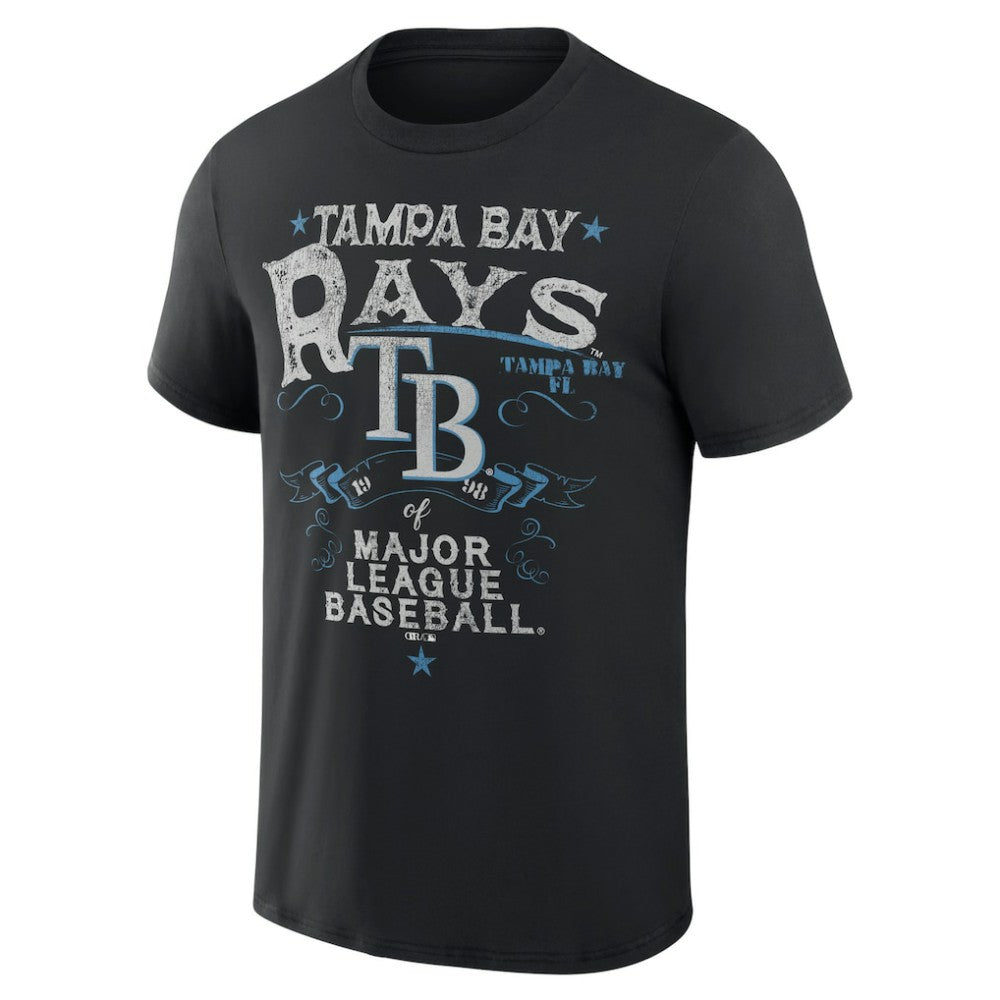 Tampa Bay Rays Darius Rucker Collection Beach Splatter T-Shirt - Black