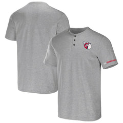 Cleveland Guardians Darius Rucker Collection Henley T-Shirt - Heather Gray
