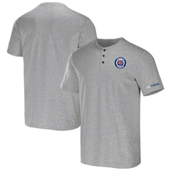 Detroit Tigers Darius Rucker Collection Henley T-Shirt - Heather Gray
