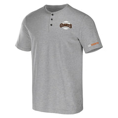San Francisco Giants Darius Rucker Collection Henley T-Shirt - Heather Gray