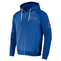 Chicago Cubs Darius Rucker Collection Raglan Full-Zip Hoodie - Royal