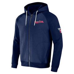 Cleveland Guardians Darius Rucker Collection Raglan Full-Zip Hoodie - Navy