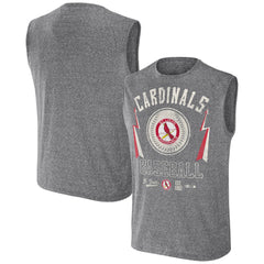 St. Louis Cardinals Darius Rucker Collection Relaxed-Fit Muscle Tank Top - Charcoal