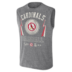 St. Louis Cardinals Darius Rucker Collection Relaxed-Fit Muscle Tank Top - Charcoal