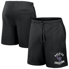 Colorado Rockies Darius Rucker Collection Team Color Shorts - Black