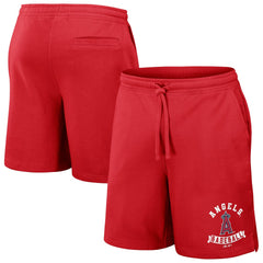 Los Angeles Angels Darius Rucker Collection Team Color Shorts - Red