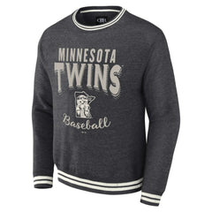 Minnesota Twins Darius Rucker Collection Vintage Pullover Sweatshirt - Heather Charcoal