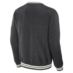 New York Mets Darius Rucker Collection Vintage Pullover Sweatshirt - Heather Charcoal