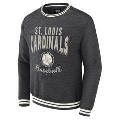 St. Louis Cardinals Darius Rucker Collection Vintage Pullover Sweatshirt - Heather Charcoal