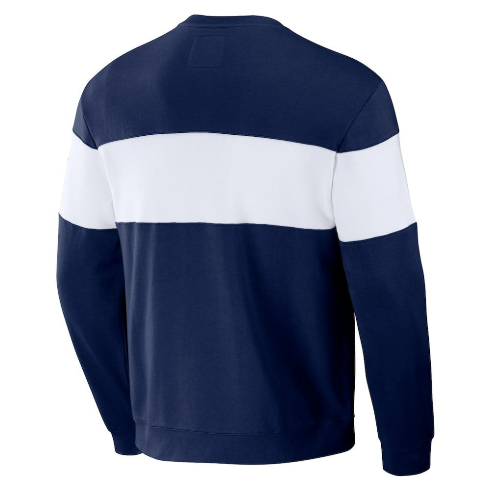 Houston Astros Darius Rucker Collection Stripe Pullover Sweatshirt - Navy