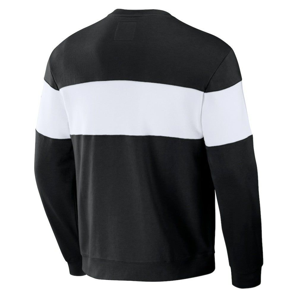 San Francisco Giants Darius Rucker Collection Stripe Pullover Sweatshirt - Black