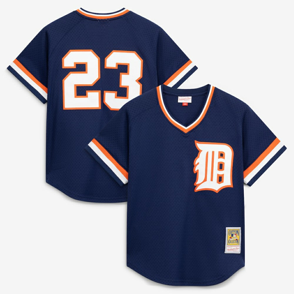Kirk Gibson Detroit Tigers Authentic Batting Practice Jersey - Navy | Mitchell & Ness