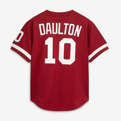 Darren Daulton Philadelphia Phillies Authentic Batting Practice Jersey - Scarlet | Mitchell & Ness