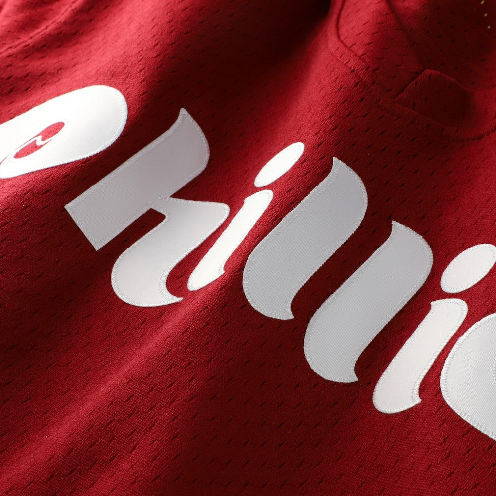 Darren Daulton Philadelphia Phillies Authentic Batting Practice Jersey - Scarlet | Mitchell & Ness