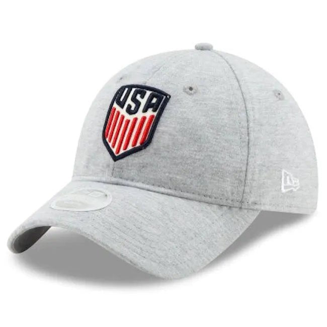 New Era USA Womens Sporty Shine Adjustable Hat - Grey 