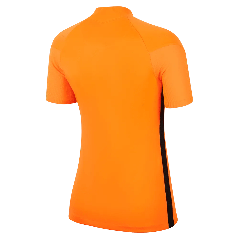 Netherlands Women's EC22 Home Soccer Jersey - Total Orange-Black 