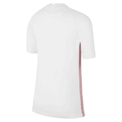 2022-23 France Away Youth Soccer Jersey White-Pink Glaze-Blue 