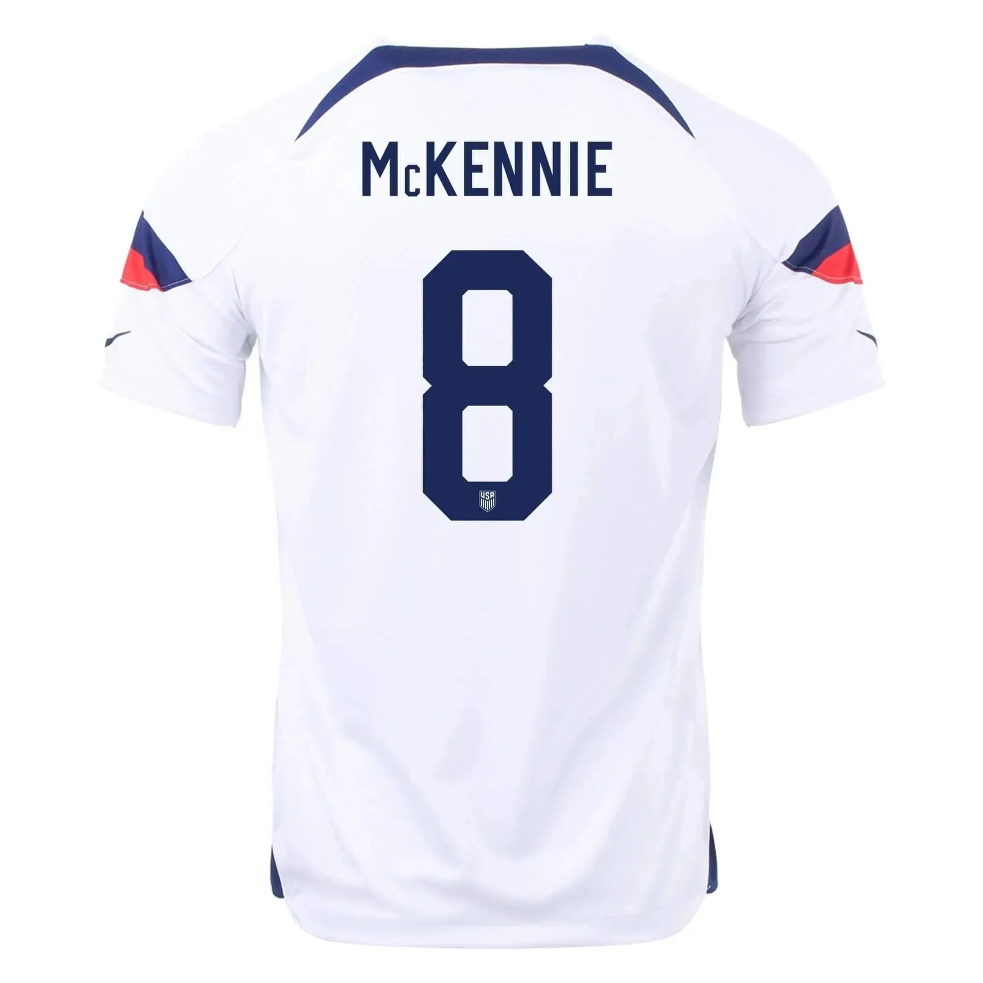 2022-23 USA Home Youth Soccer Jersey White-Loyal Blue 