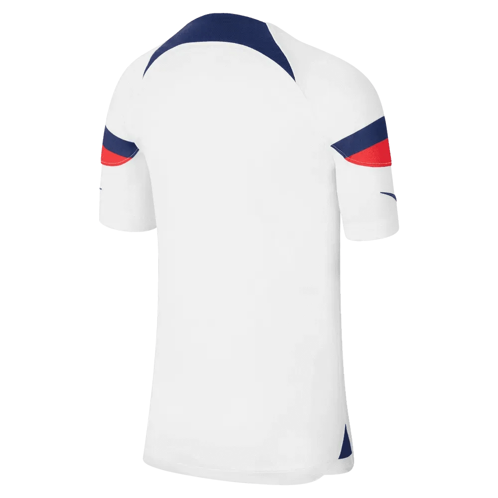 2022-23 USA Home Youth Soccer Jersey White-Loyal Blue 