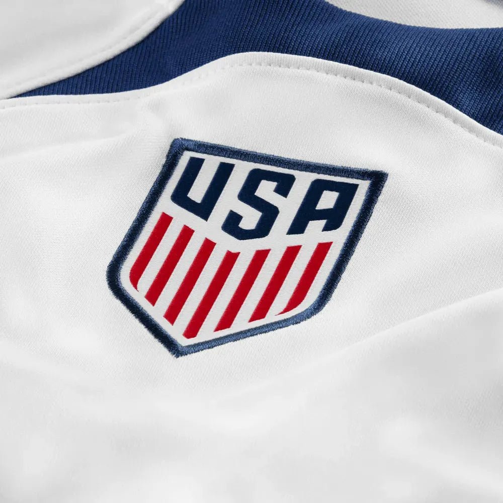 2022-23 USA Home Youth Soccer Jersey White-Loyal Blue 
