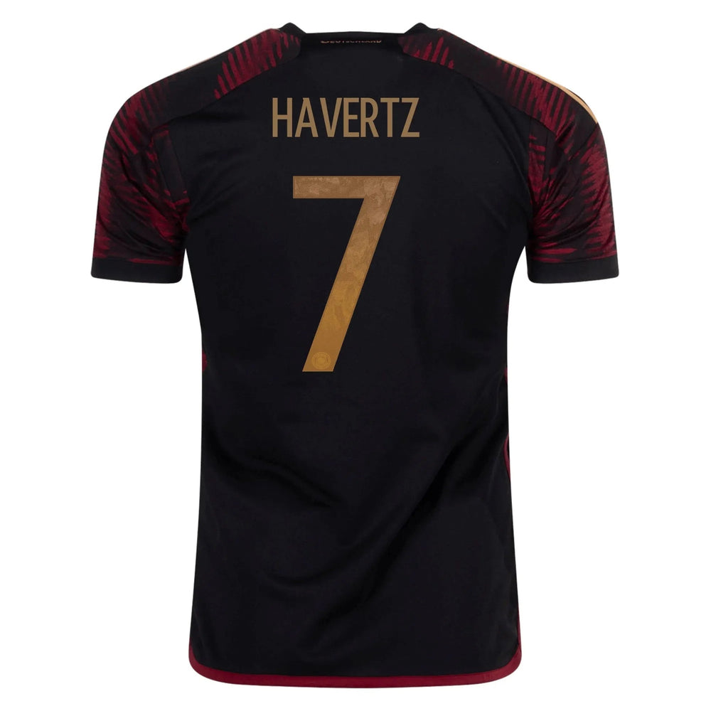 2022-23 Germany Away Soccer Jersey Black 